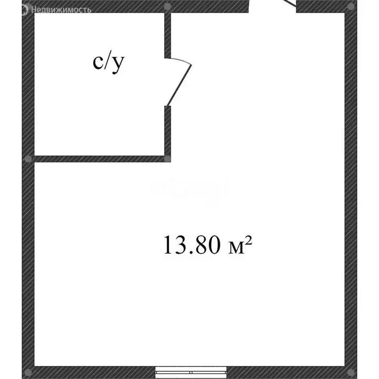 Квартира-студия: Нововоронеж, Набережная улица, 8А (13 м) - Фото 1