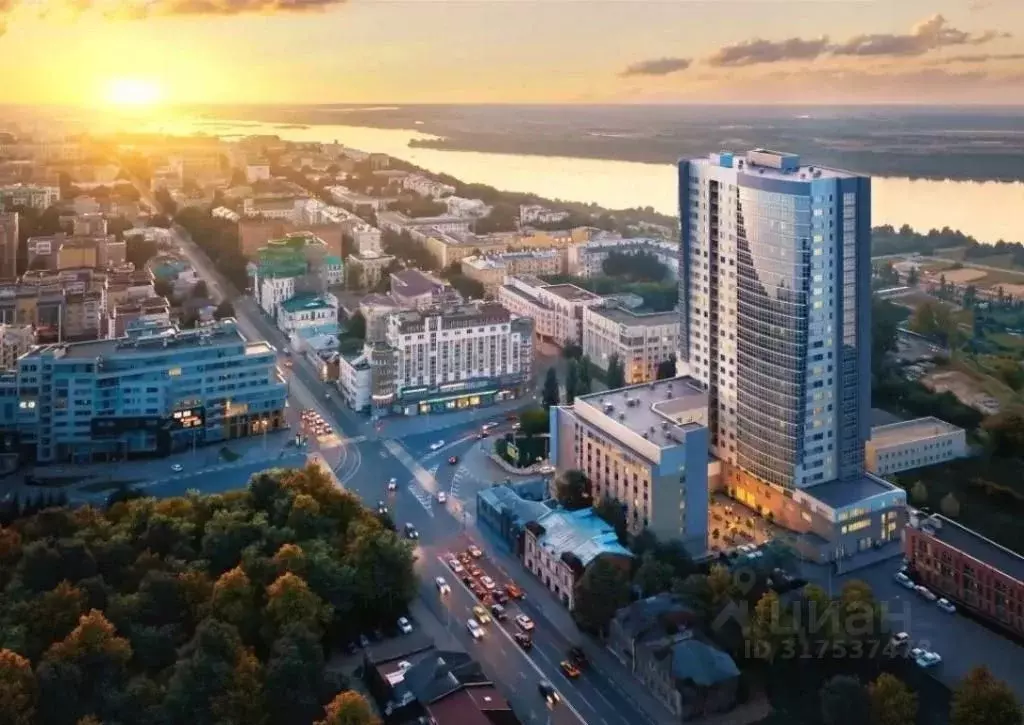 1-к кв. Нижегородская область, Нижний Новгород Сенная пл., 1 (35.0 м) - Фото 1