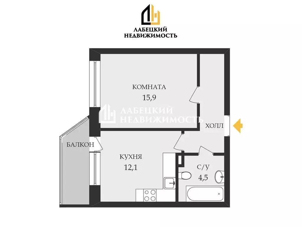 1-комнатная квартира: Мурино, улица Шоссе в Лаврики, 89 (39.7 м) - Фото 1