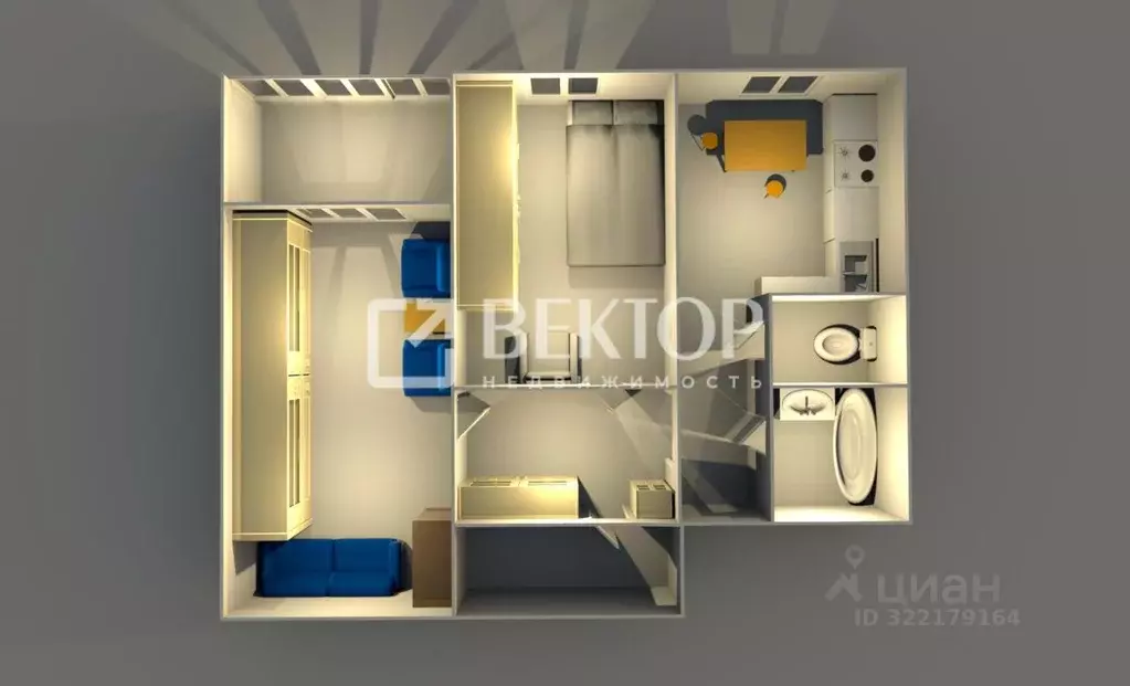 2-к кв. Ярославская область, Ярославль ул. Панина, 54 (49.1 м) - Фото 2