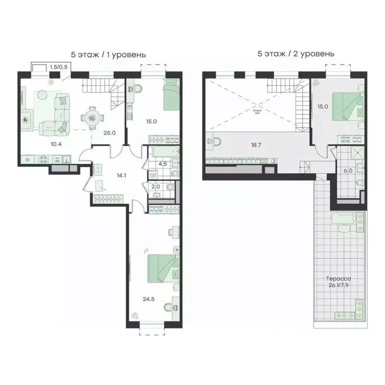 4-к кв. Московская область, Раменский муниципальный округ, Ильинский ... - Фото 1