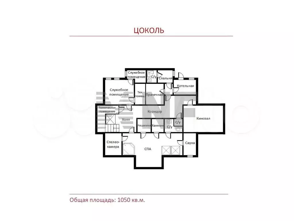 Дом 1050 м на участке 55 сот. - Фото 0