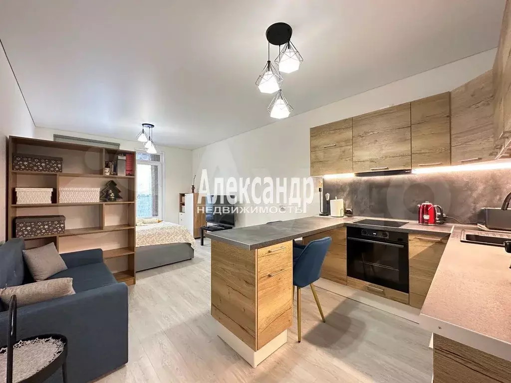 Квартира-студия, 36,1 м, 7/19 эт. - Фото 1
