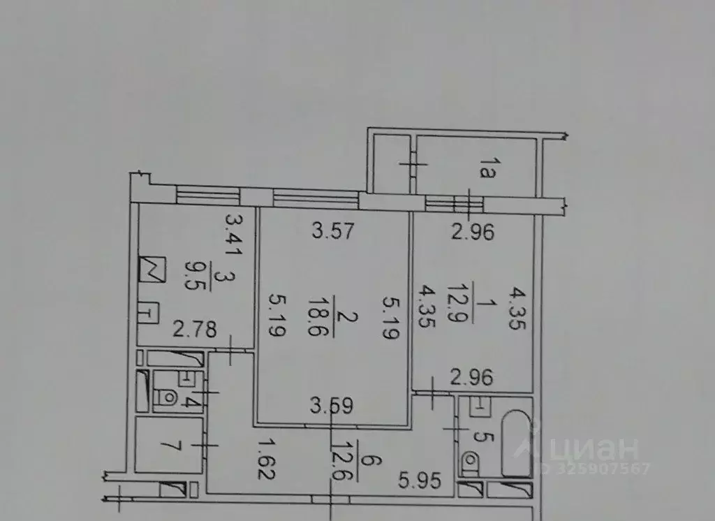 2-к кв. Москва просп. Вернадского, 69 (64.0 м) - Фото 1