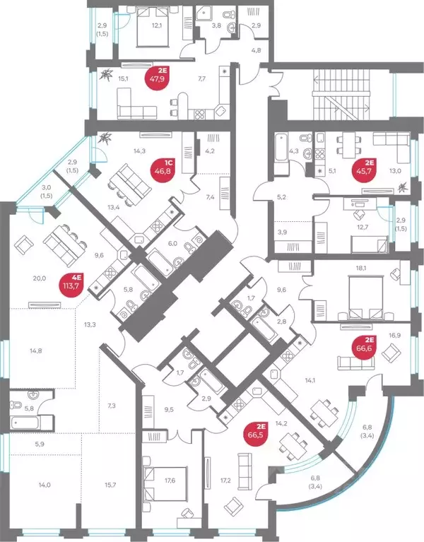 2-к кв. Пермский край, Пермь Советская ул., 16 (66.6 м) - Фото 2