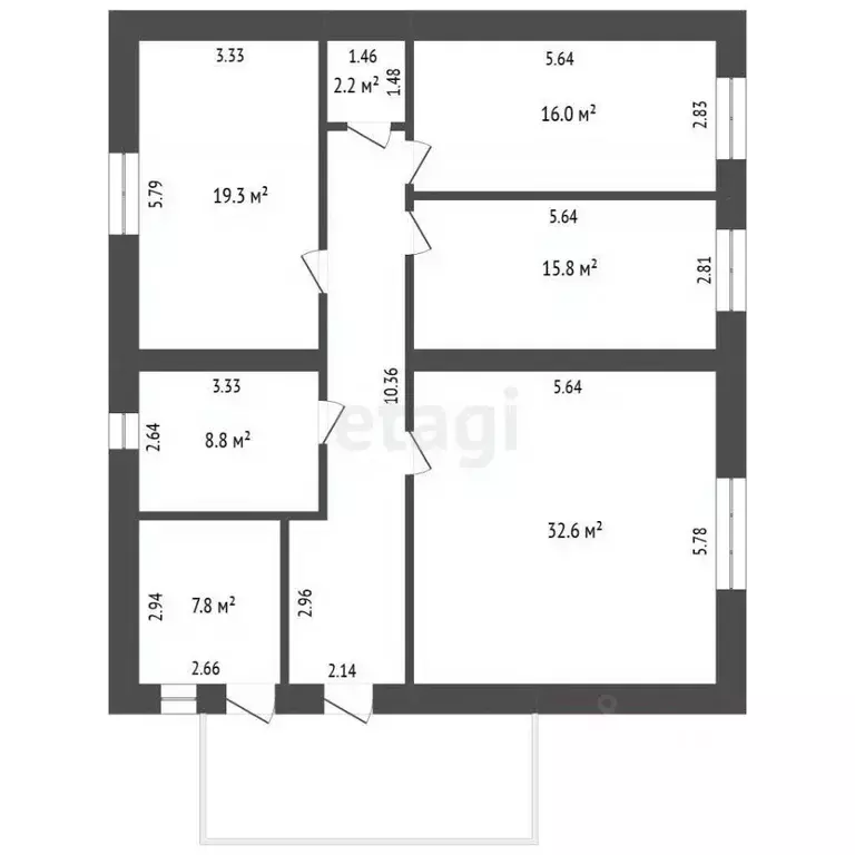 Дом в Тюменская область, с. Нижняя Тавда пер. Сакко (129 м) - Фото 2