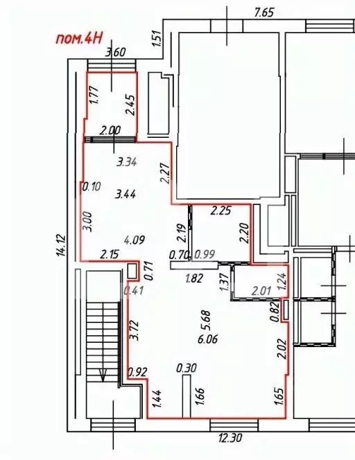 Торговая площадь в Москва ул. Академика Скрябина, 3/1к1 (58 м) - Фото 2