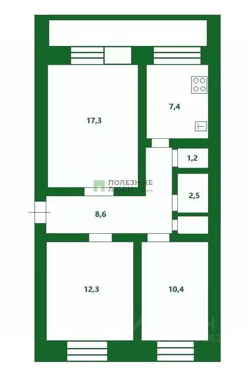 3-к кв. Кировская область, Киров ул. Кирова, 73 (60.9 м) - Фото 1