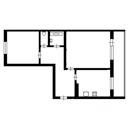 2-к кв. Томская область, Томск Ленская ул., 53 (60.0 м) - Фото 1