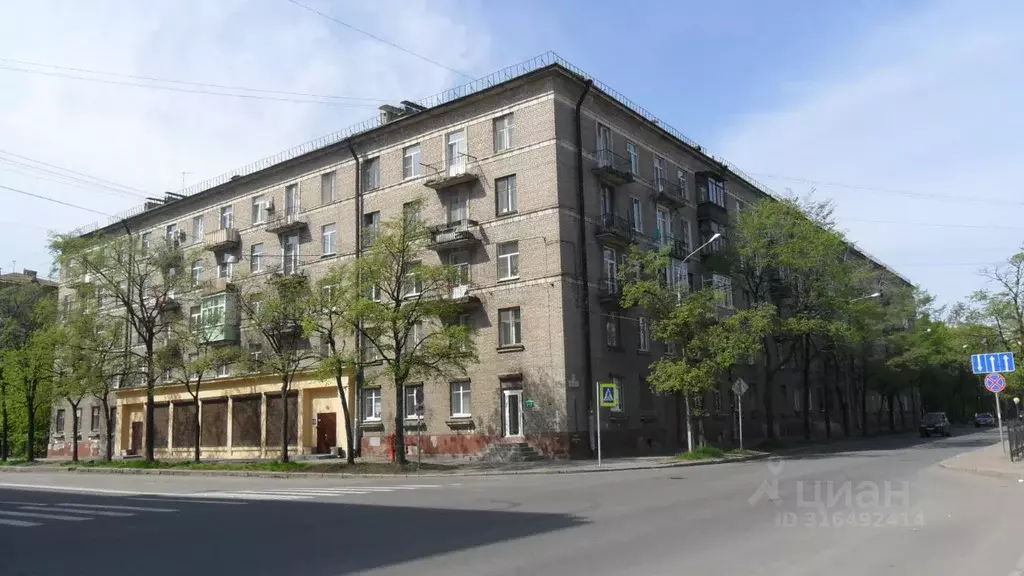 3-к кв. Санкт-Петербург ул. Возрождения, 19/38 (82.0 м) - Фото 0