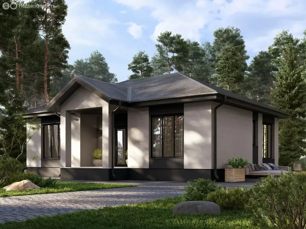 Дом в Симферопольский район, село Мирное (119 м) - Фото 2