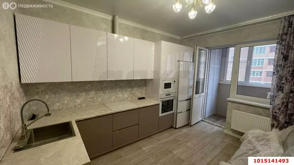 1-комнатная квартира: Краснодар, Фестивальный микрорайон, Дальний ... - Фото 2