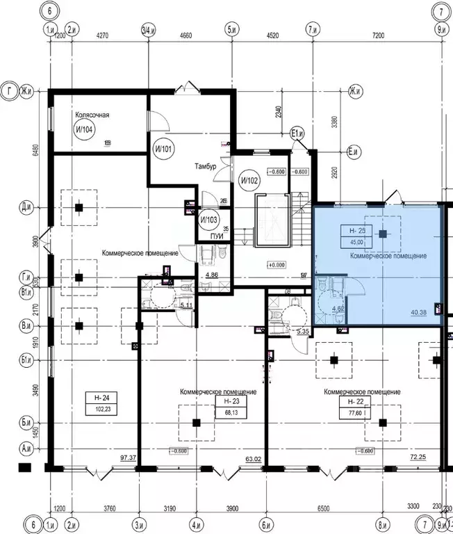 Помещение свободного назначения в Ленинградская область, Кудрово г. ... - Фото 0