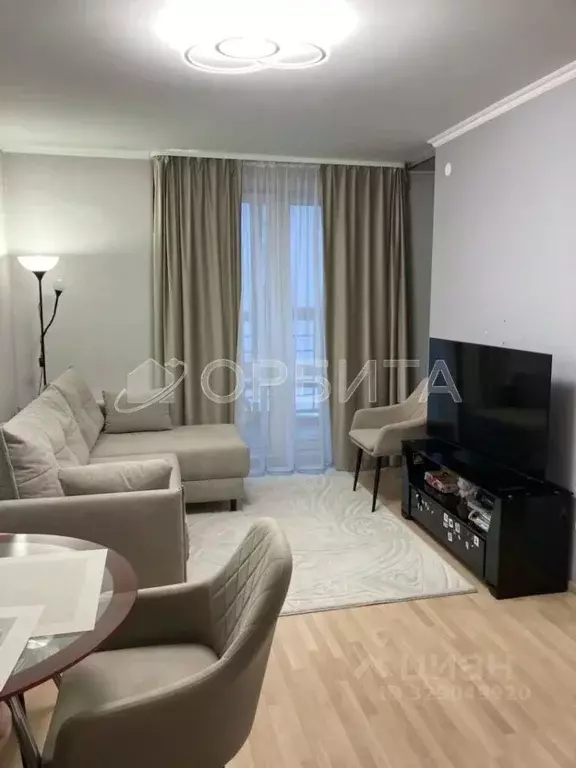 Студия Тюменская область, Тюмень ул. Ю.-Р.Г. Эрвье, 24к2 (30.1 м) - Фото 2