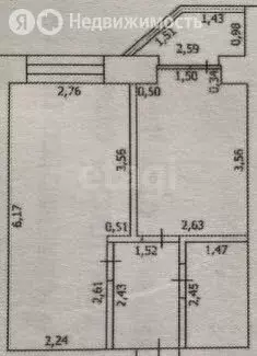 1-комнатная квартира: Оренбург, Загородное шоссе, 57/2 (32.9 м) - Фото 1