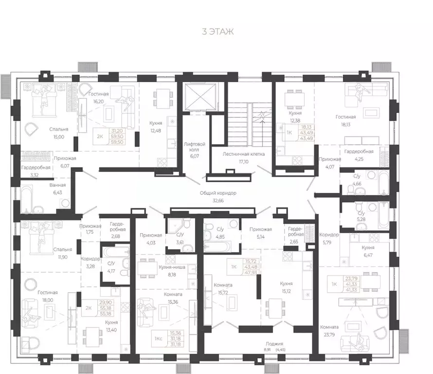 1-к кв. Алтай, Майминский район, с. Майма ул. Энергетиков (47.93 м) - Фото 2