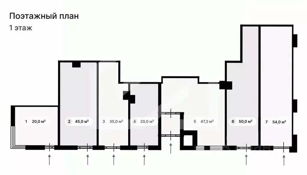 Торговая площадь в Москва Профсоюзная ул., 60/1 (47 м) - Фото 2