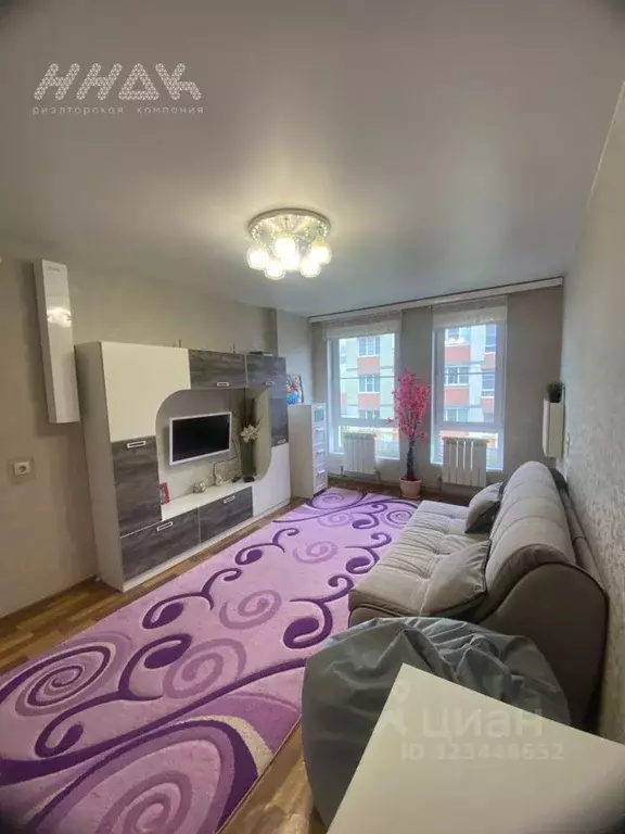 1-к кв. Нижегородская область, Нижний Новгород Живописная ул., 2 (33.9 ... - Фото 1