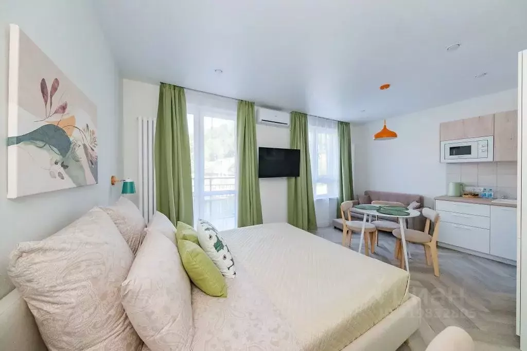 Студия Краснодарский край, Сочи ул. Искры, 88к10 (28.0 м) - Фото 0