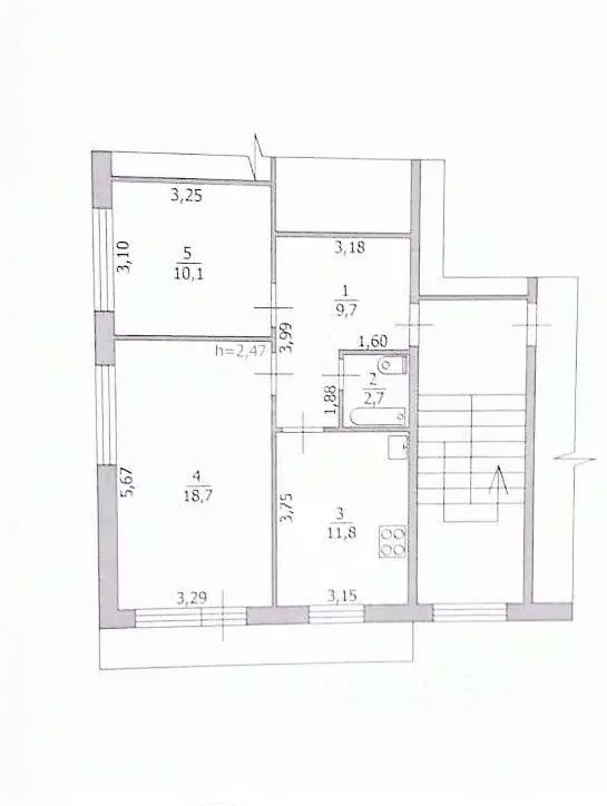 2-к кв. Амурская область, Благовещенск Театральная ул., 42/4 (54.6 м) - Фото 2