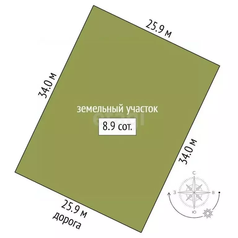 Участок в Ярославская область, Ярославский муниципальный округ, ... - Фото 1