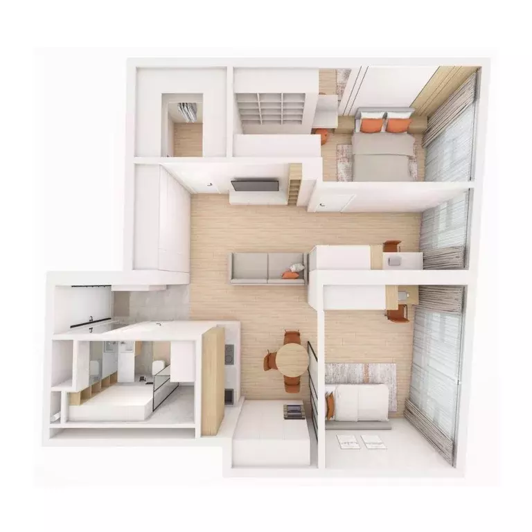 3-к кв. Приморский край, Владивосток ул. Нейбута (77.38 м) - Фото 2