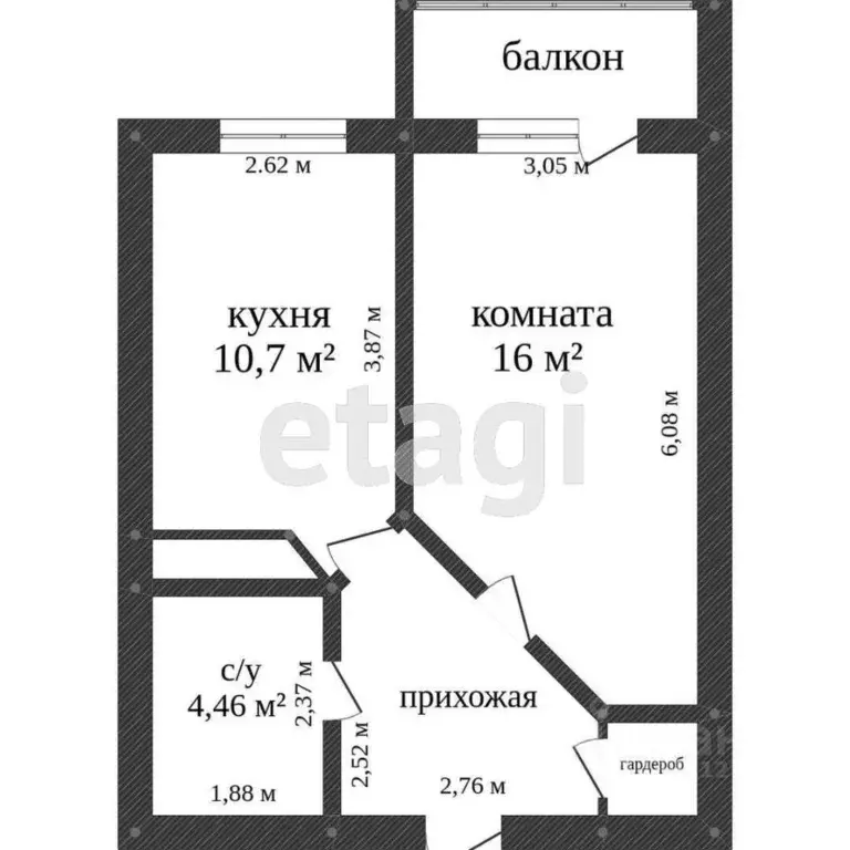 1-к кв. Белгородская область, Белгородский район, Дубовское с/пос, ... - Фото 1