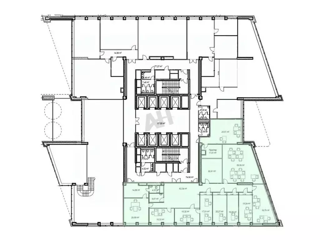 Помещение свободного назначения в Москва ул. Академика Пилюгина, 22 ... - Фото 2