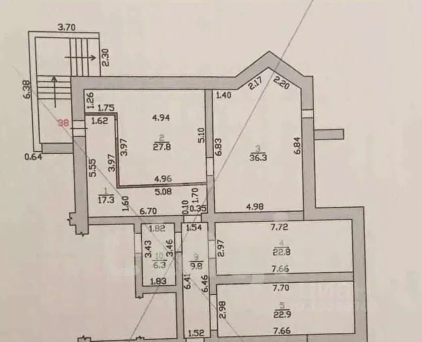 Помещение свободного назначения в Орловская область, Орел наб. ... - Фото 1