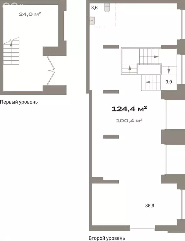 Помещение свободного назначения (124.4 м) - Фото 1