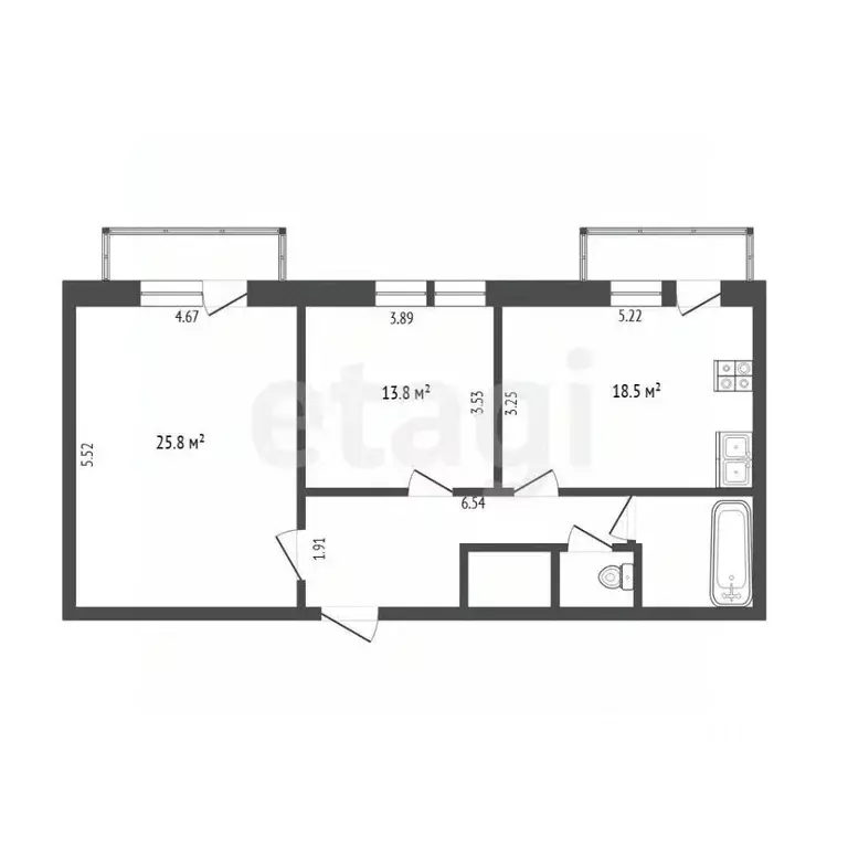 2-к кв. Москва ул. Земляной Вал, 2 (73.4 м) - Фото 2