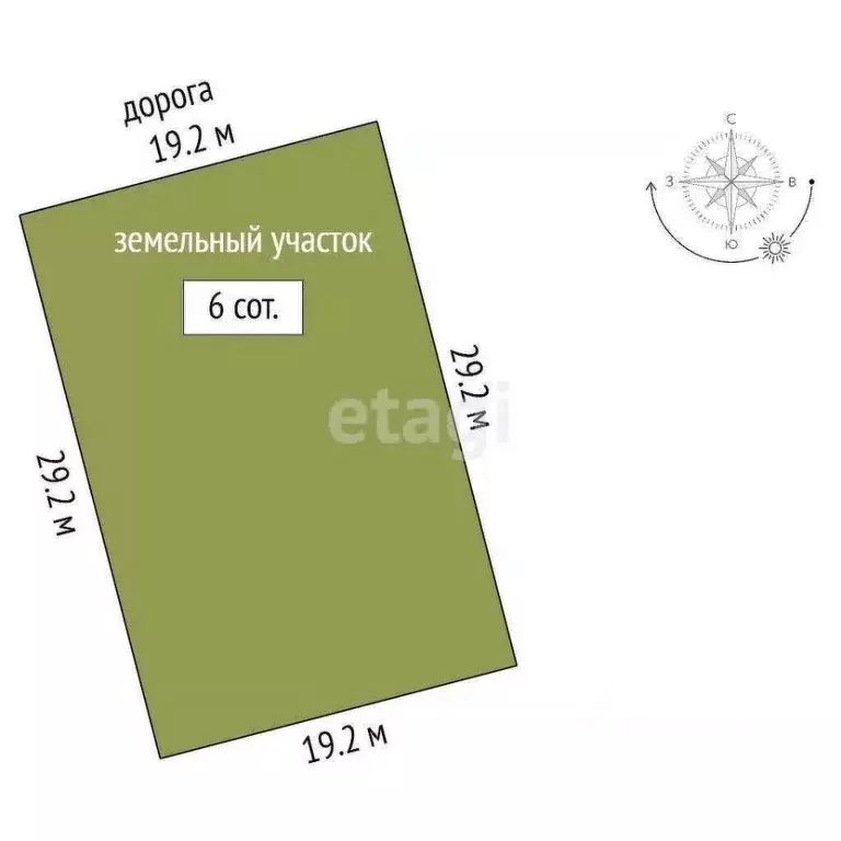 Участок в Ростовская область, Азовский район, Елизаветинское с/пос, ... - Фото 2