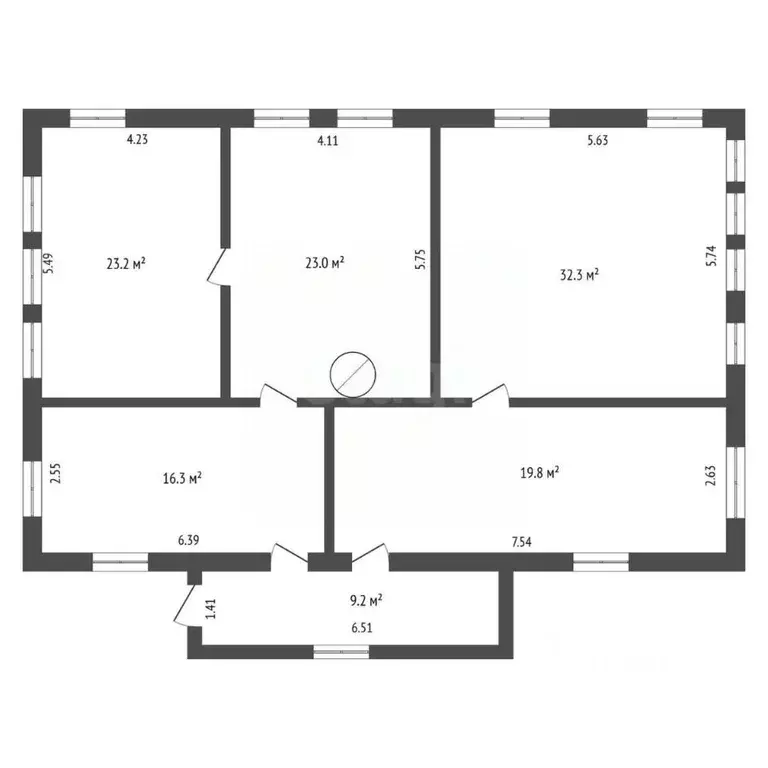 Дом в Нижегородская область, Навашино Набережная ул., 3 (124 м) - Фото 1