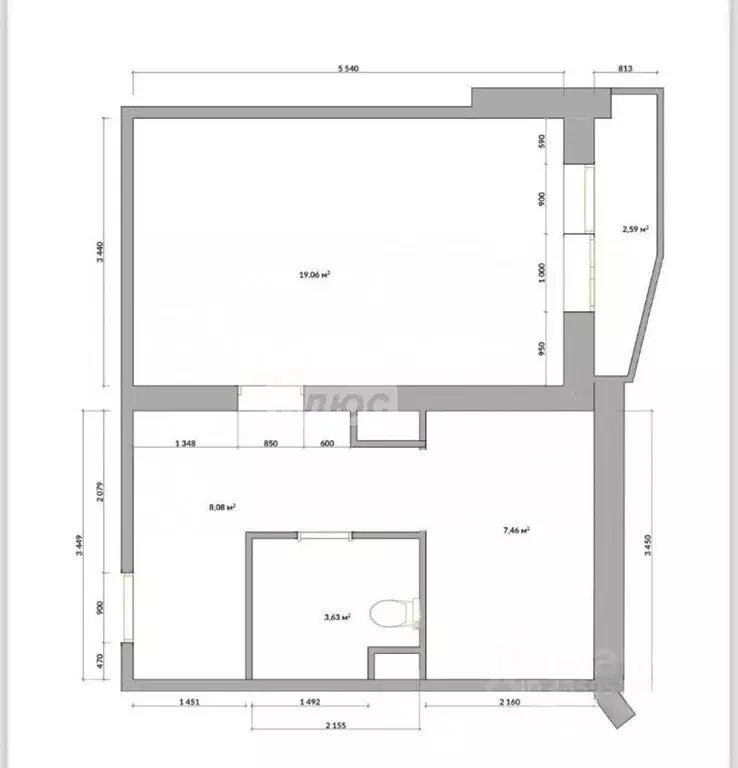 1-к кв. Москва ул. Кашенкин Луг, 6к3 (38.0 м) - Фото 1