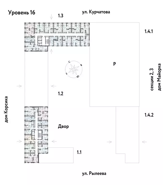 2-комнатная квартира: Тюмень, ЖК Остров-сад (30.58 м) - Фото 1