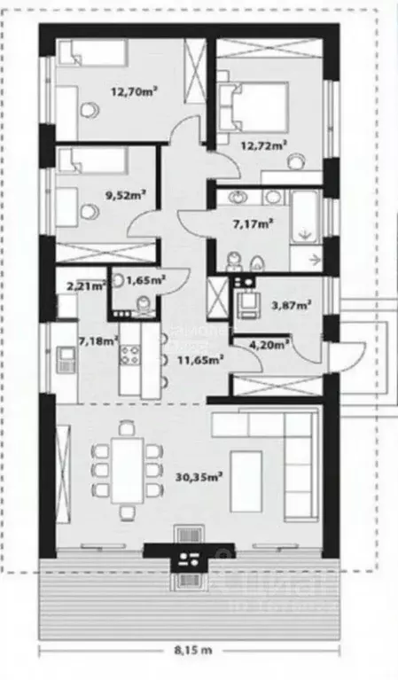 Дом в Московская область, Рузский муниципальный округ, Полевая тер. ... - Фото 2