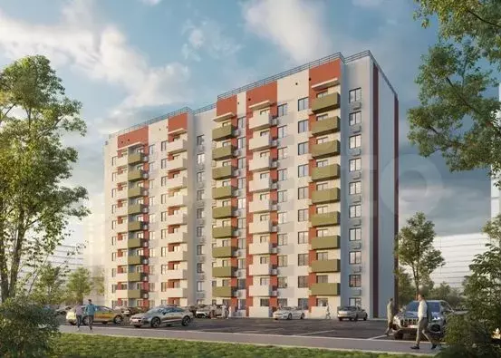 1-к. квартира, 32,4 м, 10/10 эт. - Фото 1