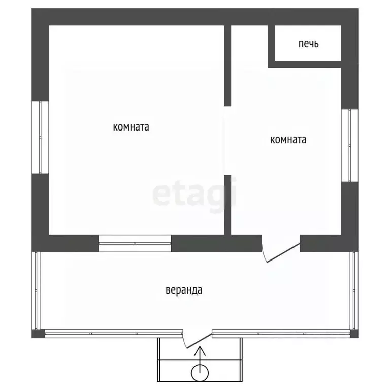 Дом в Тюменская область, Тюмень Строитель СНТ, ул. Сосновая (20 м) - Фото 1