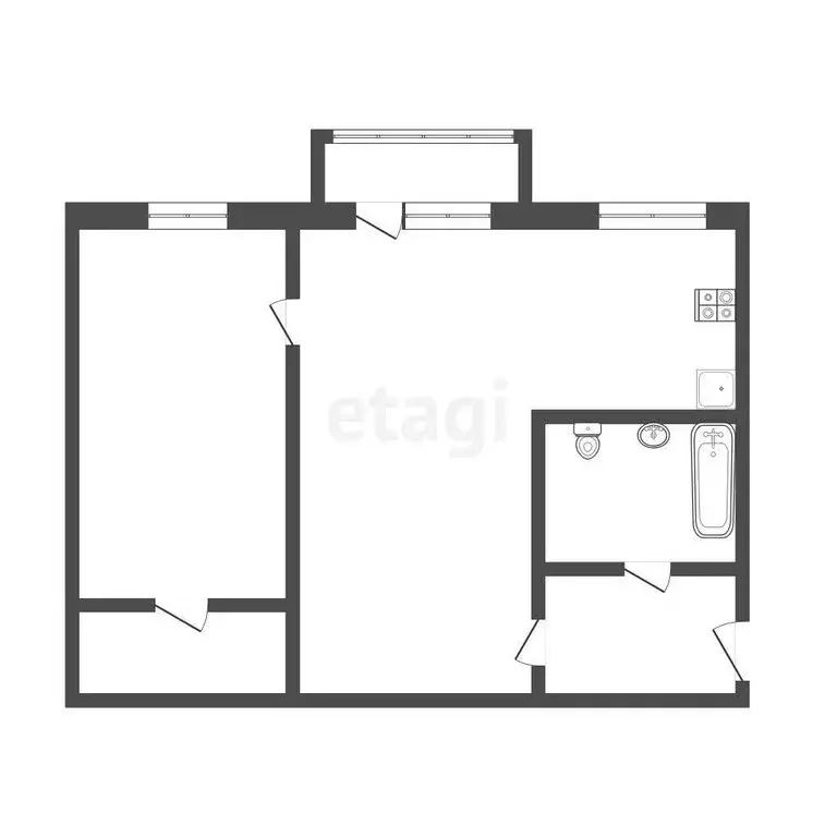 1-комнатная квартира: Иркутск, Советская улица, 113 (42.1 м) - Фото 1