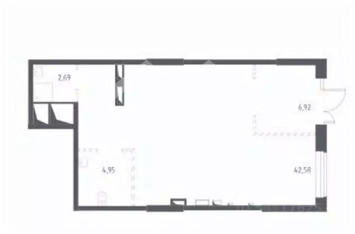 Торговая площадь в Москва пер. Любучанский, 1к3 (70 м) - Фото 2