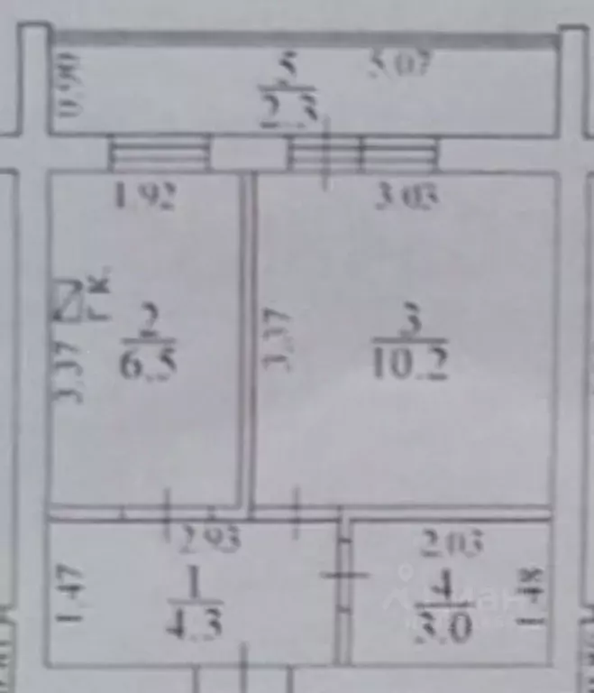 1-к кв. Калининградская область, Гурьевский муниципальный округ, пос. ... - Фото 2