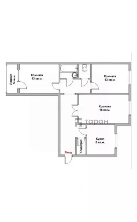 3-к кв. Челябинская область, Челябинск Университетская Набережная ул., ... - Фото 2