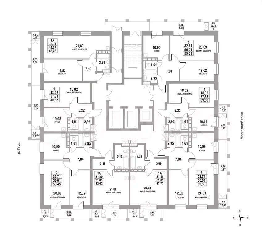 Квартира-студия, 32,6 м, 11/22 эт. - Фото 1