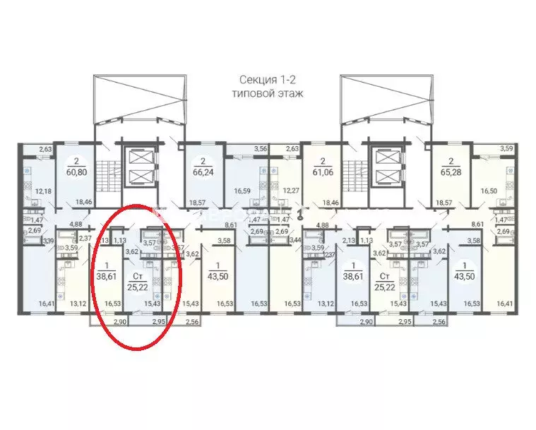 Квартира-студия: Магнитогорск, проспект Ленина, 114 (25.22 м) - Фото 1