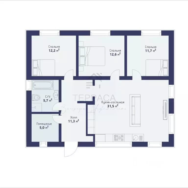 Дом в Ленинградская область, Ломоносовский район, Виллозское городское ... - Фото 2
