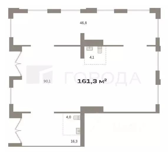 Офис в Новосибирская область, Новосибирский район, Краснообск рп, 3-й ... - Фото 2