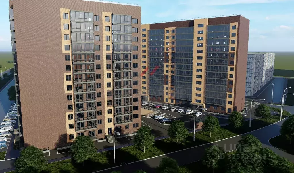 1-к кв. Хакасия, Абакан Арбан мкр, Новый Бульвар жилой комплекс (44.43 ... - Фото 2