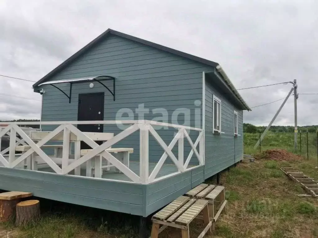 Дом в Тульская область, Алексин городской округ, д. Мясоедово 4 (60 м) - Фото 1