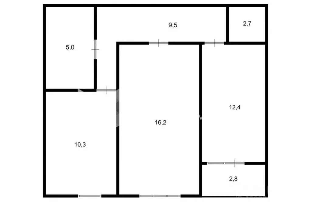 2-к кв. Тюменская область, Тюмень ул. Ветеранов Труда, 9Ак3 (57.0 м) - Фото 1