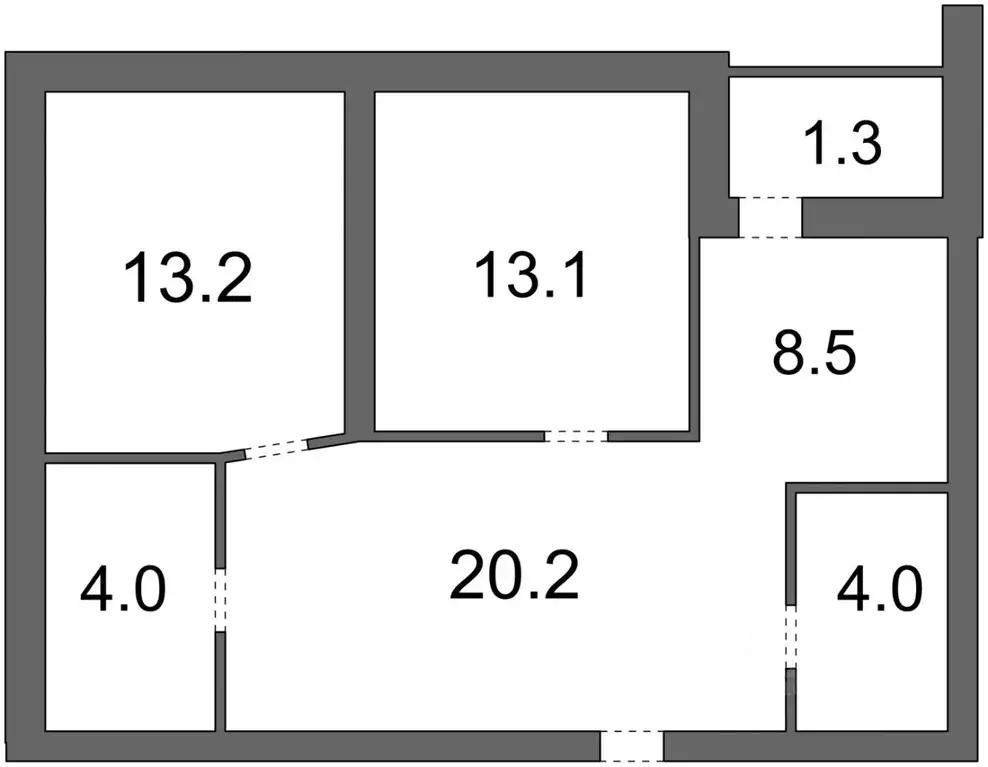 3-к кв. Омская область, Омск ул. Красный Путь, 143к5 (63.0 м) - Фото 1